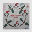 Search for panda christmas cards Red