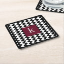 Search for dark red coasters Burgundy