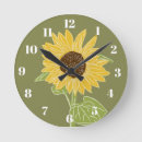 Search for sunflower clocks Rustic