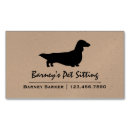Search for dachshund dog business cards Doxie