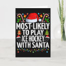 Search for ice hockey christmas cards Helmet