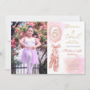 Search for dance twirl invitations Pink and gold