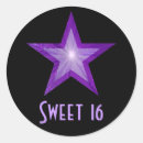 Search for purple black sweet 16 stickers Stylish