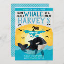 Search for orca whale party invitations Under the sea