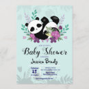 Search for purple and black baby shower invitations Girly