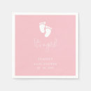 Search for its a girl napkins Simple