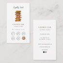 Search for cookies business cards Cookie shop