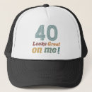 Search for funny 40th birthday hats Fortieth