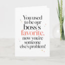 Search for good works cards Leaving job