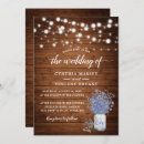 Search for forget me not invitations Rustic
