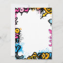 Search for colourful graffiti cards Graphic