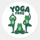 Search for yoga frog stickers Namaste