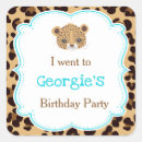 Search for blue animal stickers Leopard