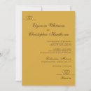 Search for mustard wedding invitations Simple