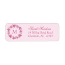 Search for pink magnolia return address labels Pretty