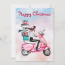 Search for scooter christmas cards Red