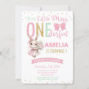 Search for little bunny birthday invitations Girl