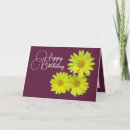 Search for yellow daisy birthday cards Floral