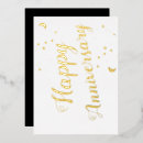 Search for black couple anniversary cards Gold