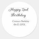 Search for childs name stickers Happy birthday
