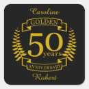 Search for 50 year stickers Gold