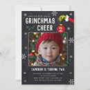 Search for the grinch birthday invitations Chalkboard