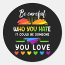 Search for no hate stickers Pride