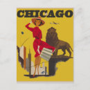 Search for chicago vintage travel poster postcards Usa