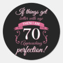 Search for age 70 stickers Funny