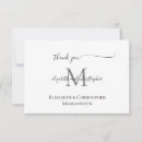 Search for monogram cards Elegant