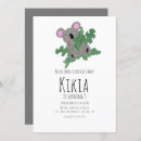 Search for koala party invitations Animal