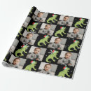 Search for xmas dinosaur wrapping paper T rex