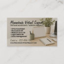 Search for virtual assistant business cards Secretary