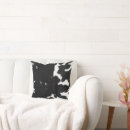Search for black and white cowhide cushions Animal