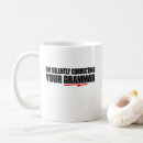 Search for funny editor mugs Grammar police