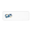 Search for butterfly illustration return address labels White