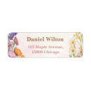 Search for spring butterfly return address labels Floral