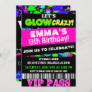 Search for vip birthday invitations Glow
