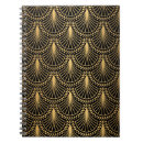 Search for black gold art deco notebooks Geometric