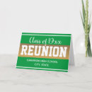 Search for green class reunion invitations College