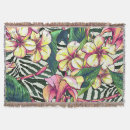Search for floral blankets Tropical