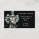 Search for security guard business cards Safety