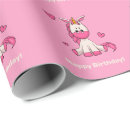 Search for pink unicorn wrapping paper Birthday party
