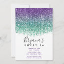 Search for purple and teal birthday invitations Modern