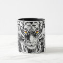 Search for black and white tiger mugs For her