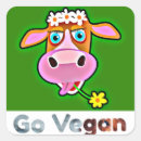 Search for cow love stickers Vegan