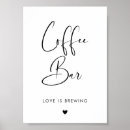 Search for love coffee posters Black and white