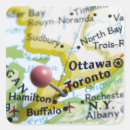 Search for map pin stickers Selective focus