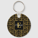 Search for golden leaf key rings Black