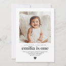 Search for simple 1st birthday invitations First birthday party